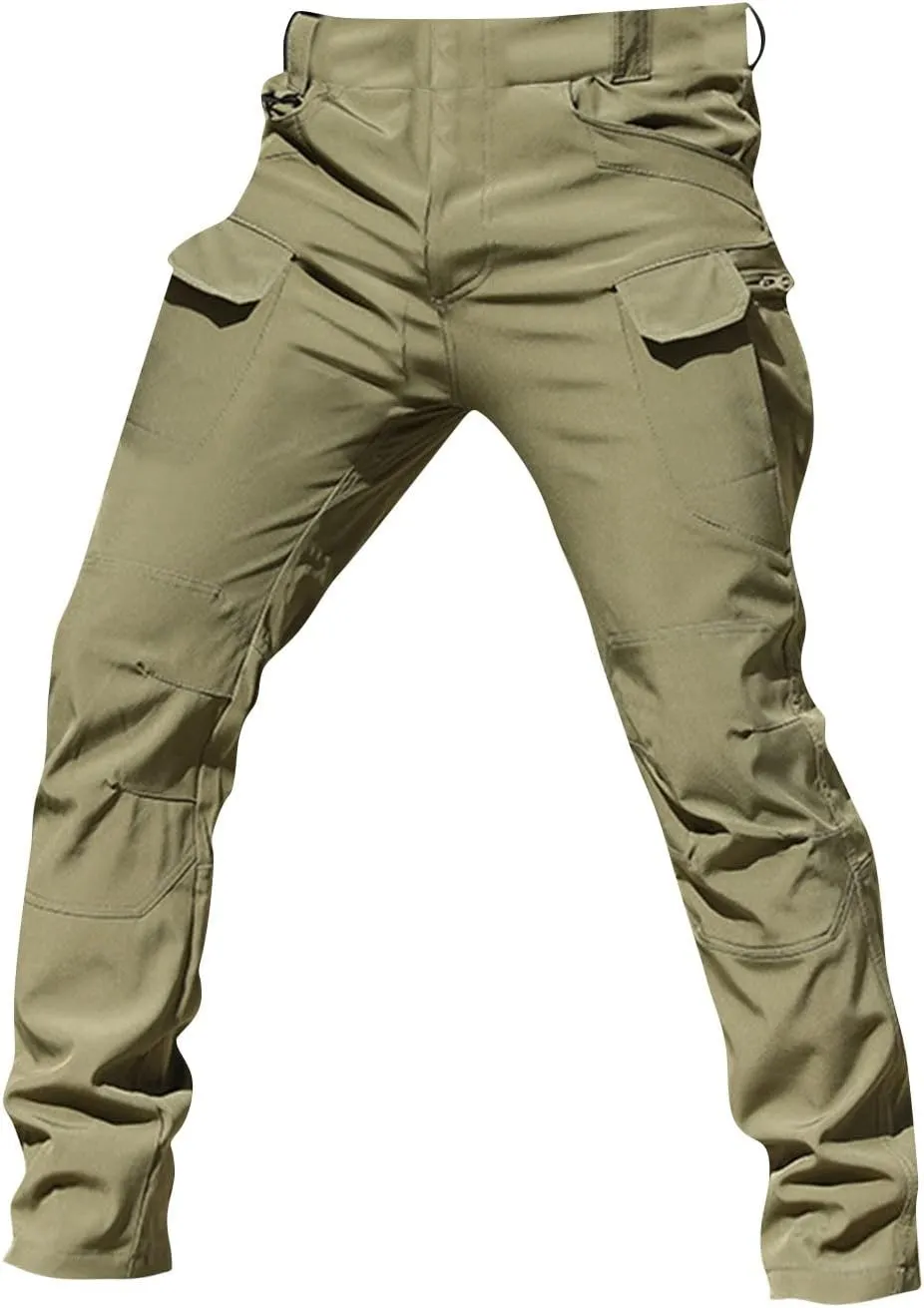 Ymosrh Mens Casual Pants City Special Service Pants Military Fan Ix7 Multi Pocket Overalls Casual Pants