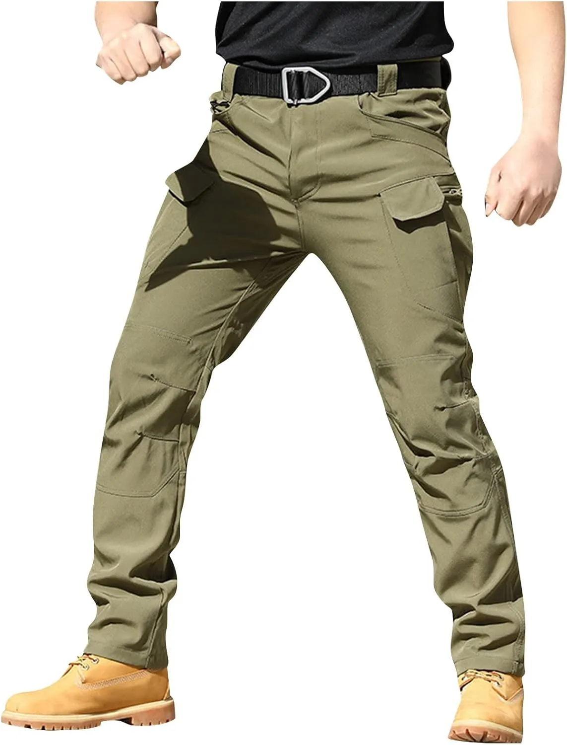 Ymosrh Mens Casual Pants City Special Service Pants Military Fan Ix7 Multi Pocket Overalls Casual Pants